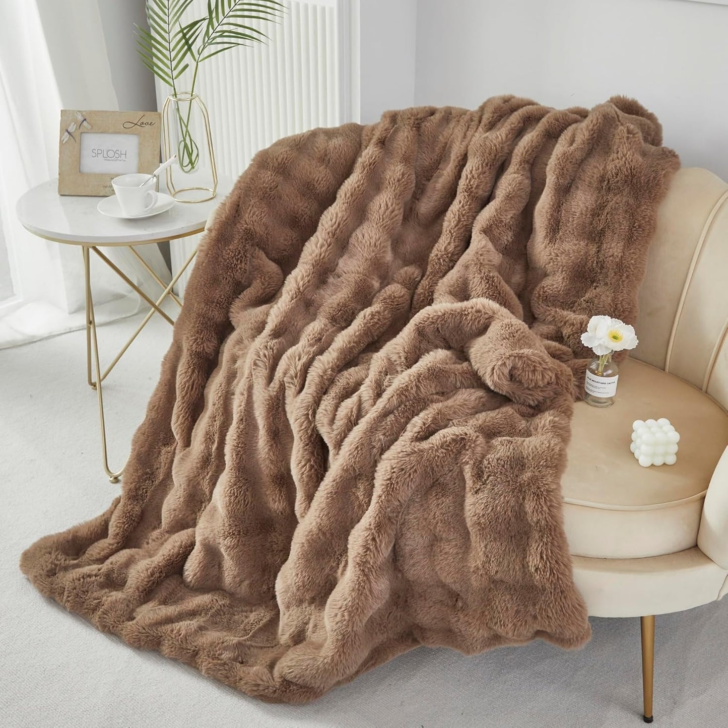 The Cozy Faux Rabbit Fur Blanket