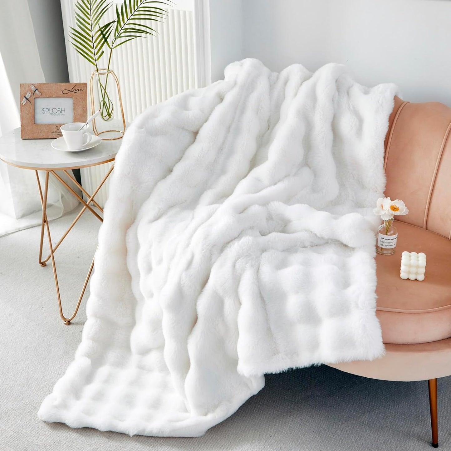 The Cozy Faux Rabbit Fur Blanket