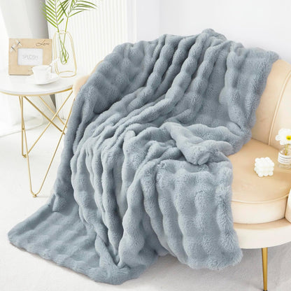 The Cozy Faux Rabbit Fur Blanket