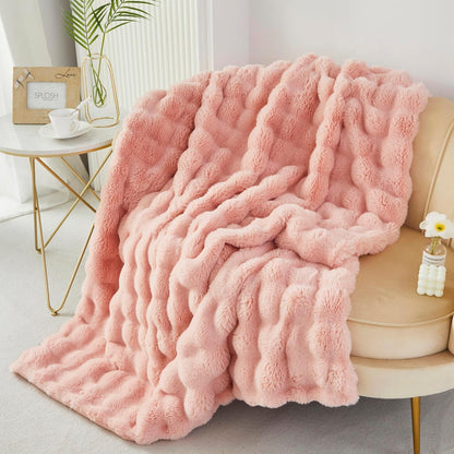 The Cozy Faux Rabbit Fur Blanket